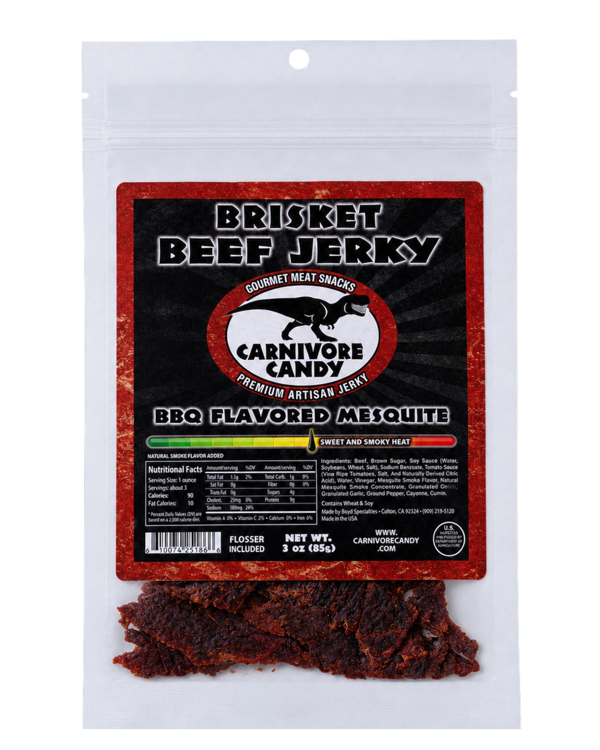 Barbecue Mesquite Brisket Beef Jerky