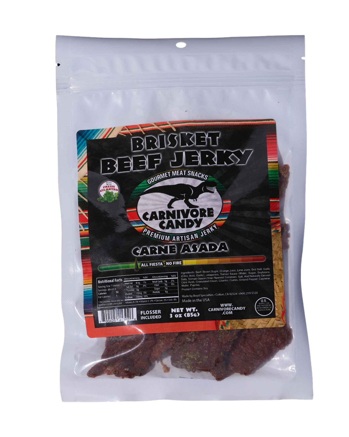 Carne Asada Brisket Beef Jerky