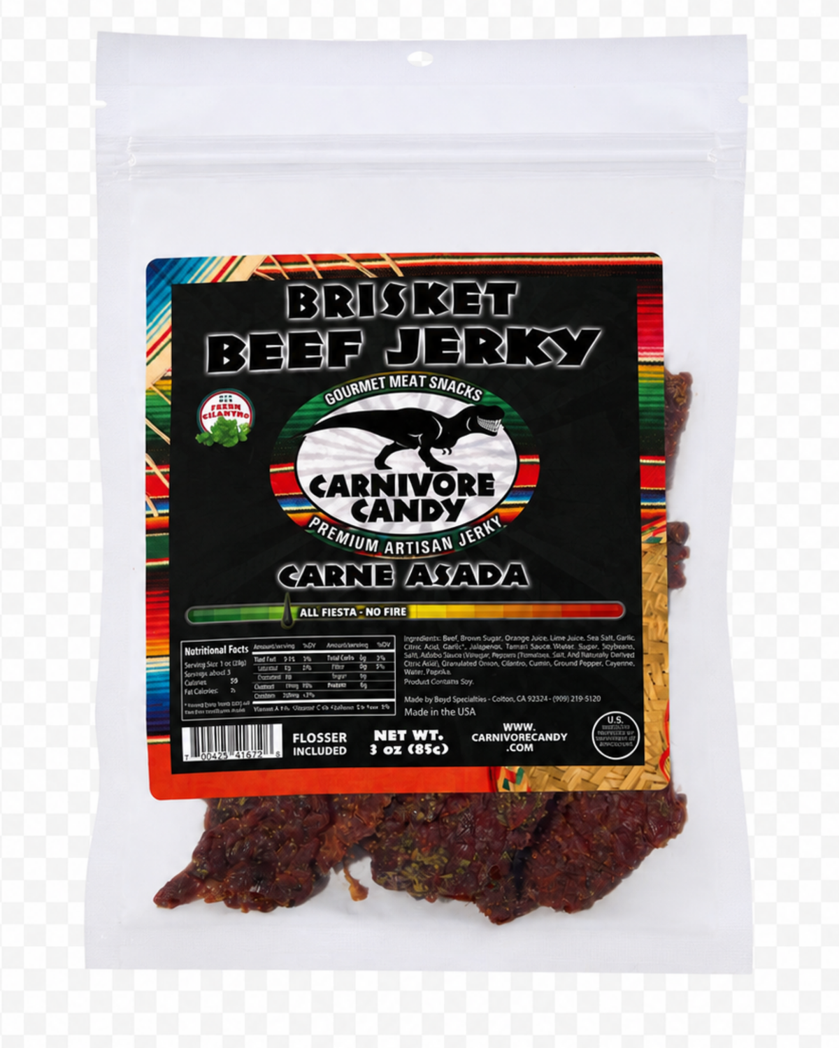 Carne Asada Brisket Beef Jerky