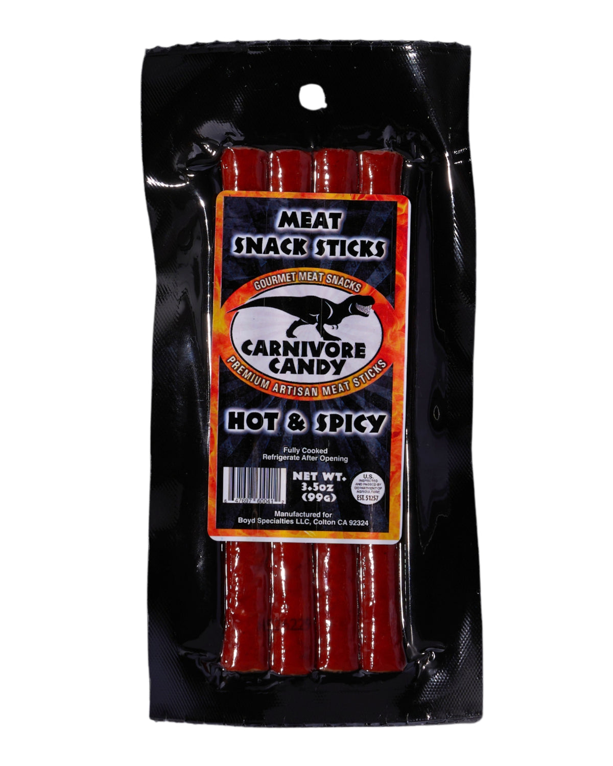 Hot & Spicy Meat Sticks -3.5oz