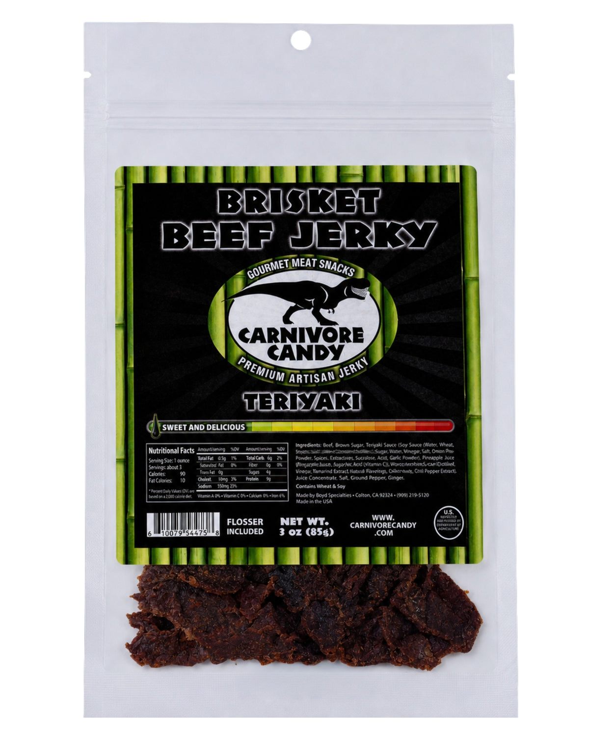 Teriyaki Brisket Beef Jerky