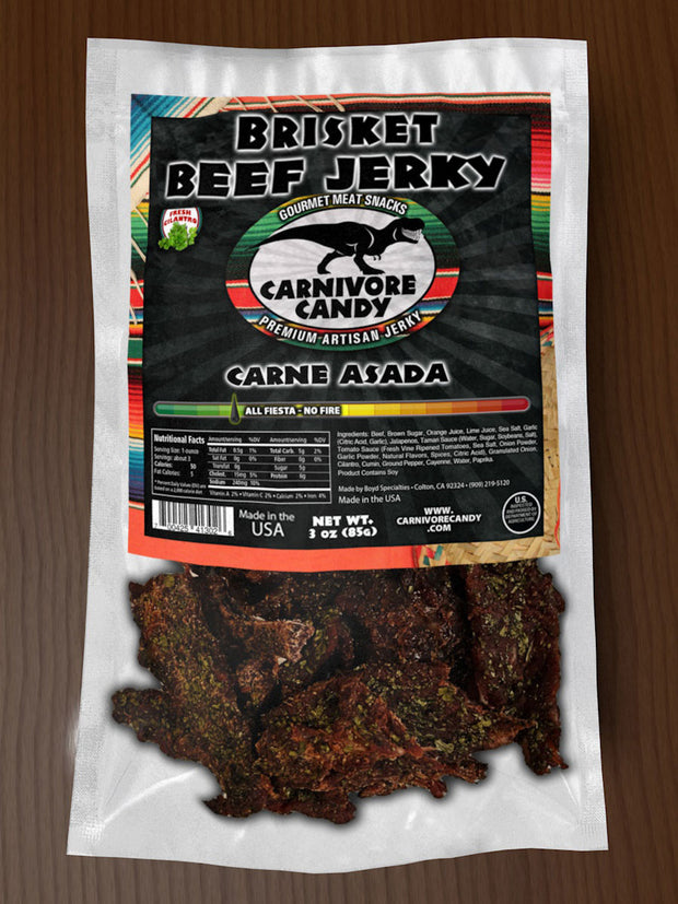 Carne Asada Brisket Beef Jerky