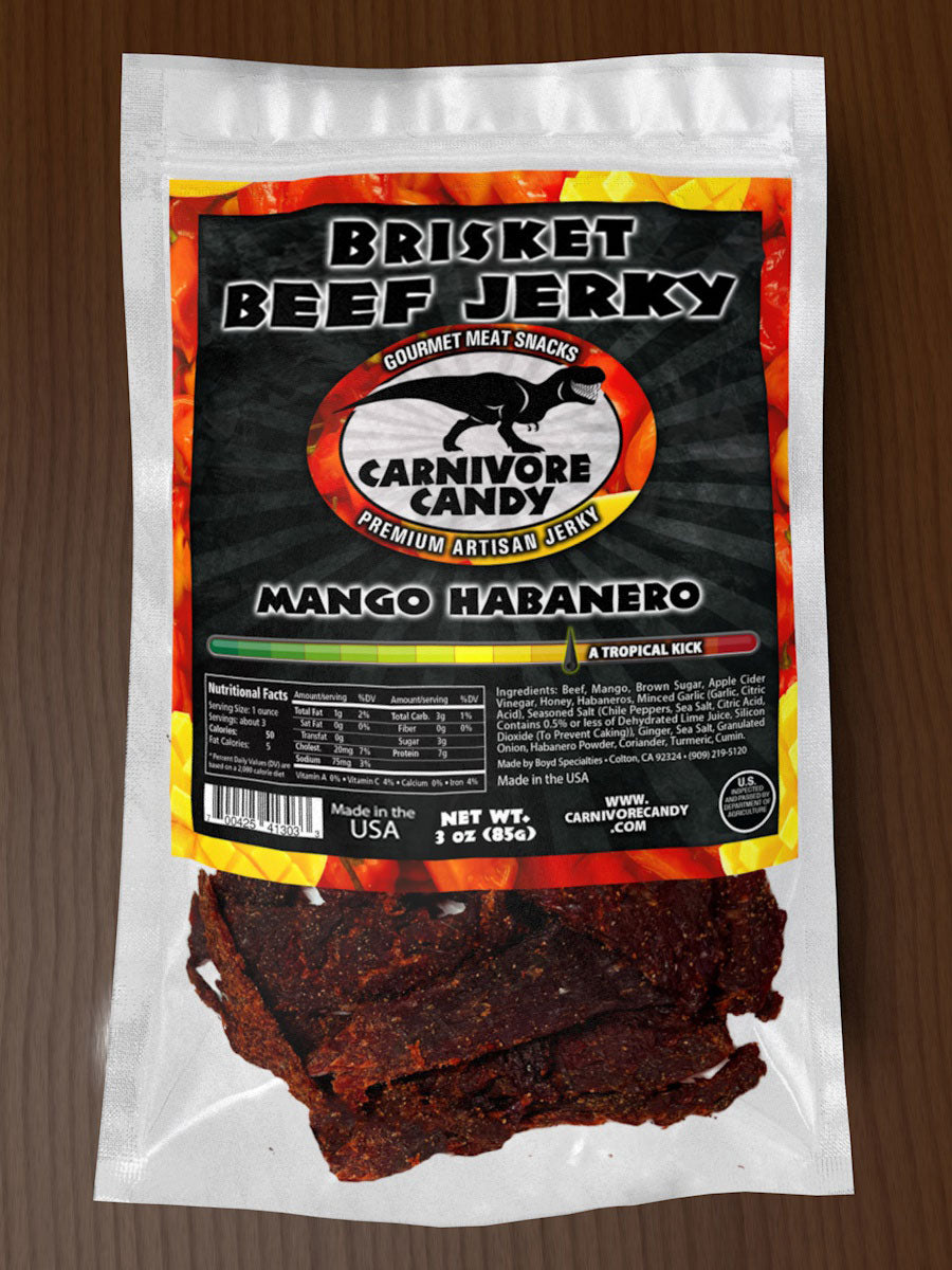 Mango Habanero Brisket Beef Jerky