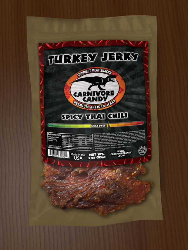Spicy Thai Chili Turkey Jerky