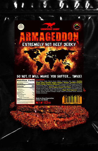 ARMAGEDDON Beef Jerky (HOTTEST)